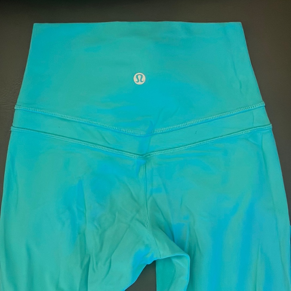 Original Lululemon Align Leggings in Peacock blue